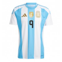Camisa de time de futebol Argentina Julian Alvarez #9 Replicas 1º Equipamento Copa America 2024 Manga Curta